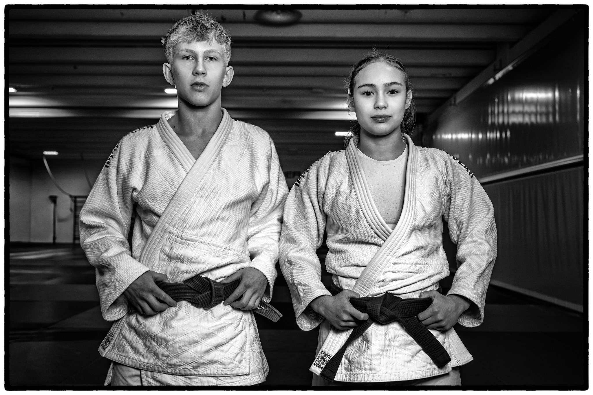 Judokat Valtteri Kokkonen ja Carolina Hietanen-Lin